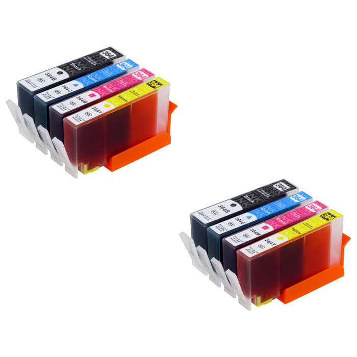 Premium Compatible HP 364XL (N9J74AE) High Capacity Ink Cartridge Multipack
