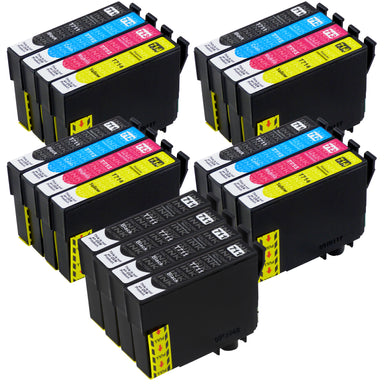 Premium Compatible Epson T0711 & T0715 - BIG BUNDLE DEAL (4 Black & 4 Multipacks) - Pack of 20 Cartridges
