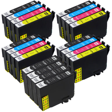 Premium Compatible Epson T1291 & T1295 - BIG BUNDLE DEAL (4 Black & 4 Multipacks) - Pack of 20 Cartridges
