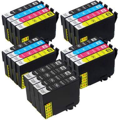 Premium Compatible Epson T18XL - BIG BUNDLE DEAL (4 Black & 4 Multipacks) - Pack of 20 Cartridges