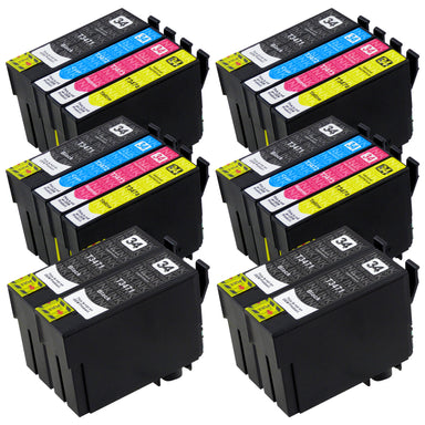 Premium Compatible Epson T34XL - BIG BUNDLE DEAL (4 Black & 4 Multipacks) - Pack of 28 Cartridges